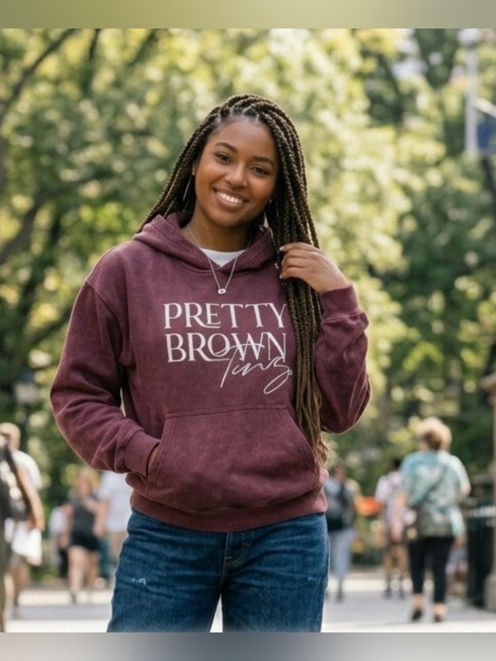 Black History Month Legendary Rootz Pretty Brown Ting Women’s Pullover Hoodie